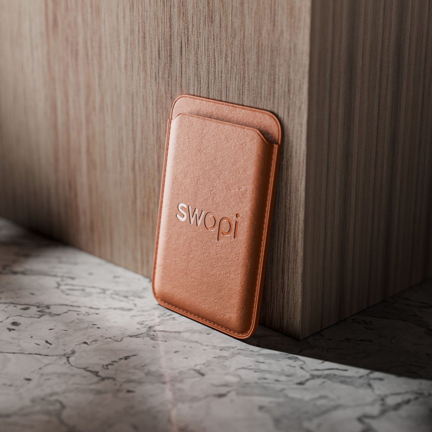Leather Wallet with MagSafe for cards
