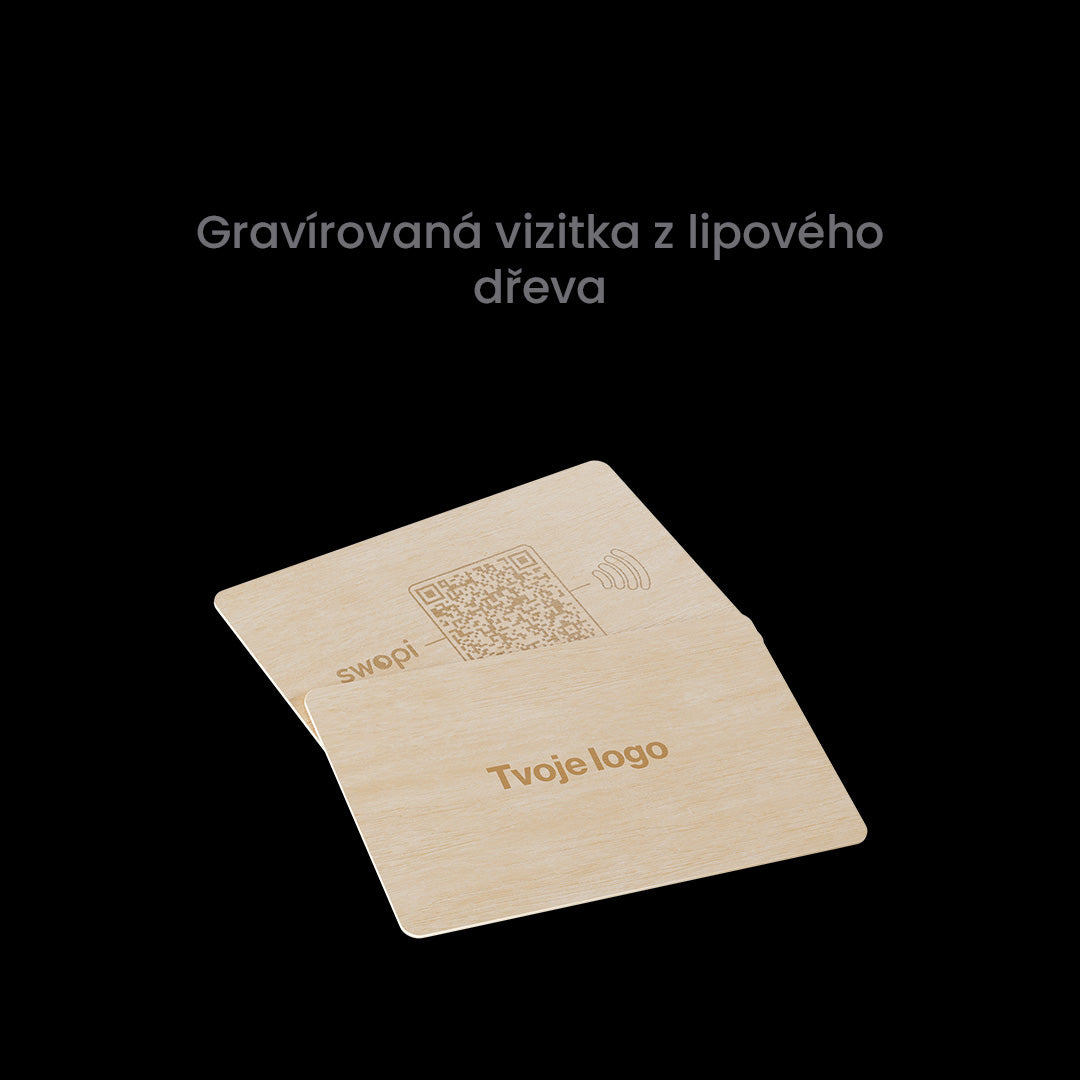 Gravírovaná Swopi Vizitka