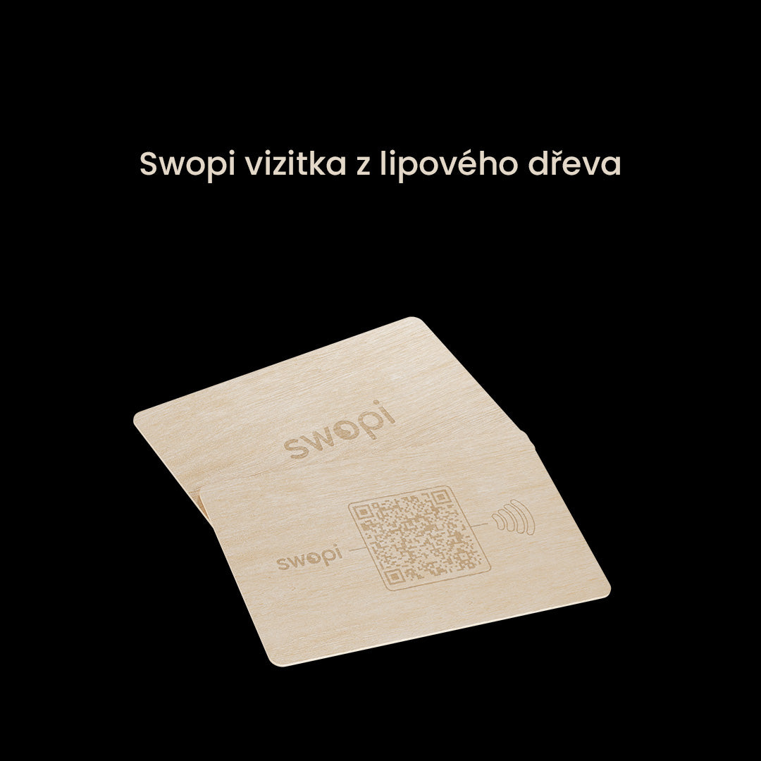 Swopi Business Card from Linden Wood