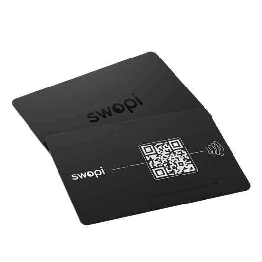 Swopi Stainless Steel Business Card